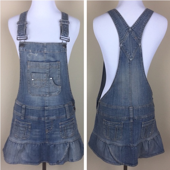 Hydraulic Denim - Hydraulic Denim Overall Mini Dress